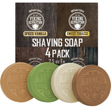 Viking Revolution Shaving Soap for Men - Shave Soap for Use with Shaving Brush a