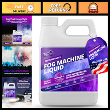 Fog Machine Liquid for Halloween Parties, Medium Density 32oz - Perfect for Even