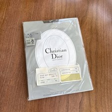 NWT Christian Dior Brillanz Vintage Tights Sheer Sz 38-40 Charcoal German Pkg