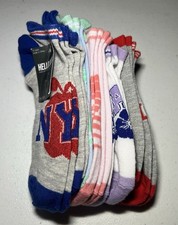 Hello Socks 10 Pk Women's Low Cut Socks Shoe Size 4-10 Multi-Designs/Color
