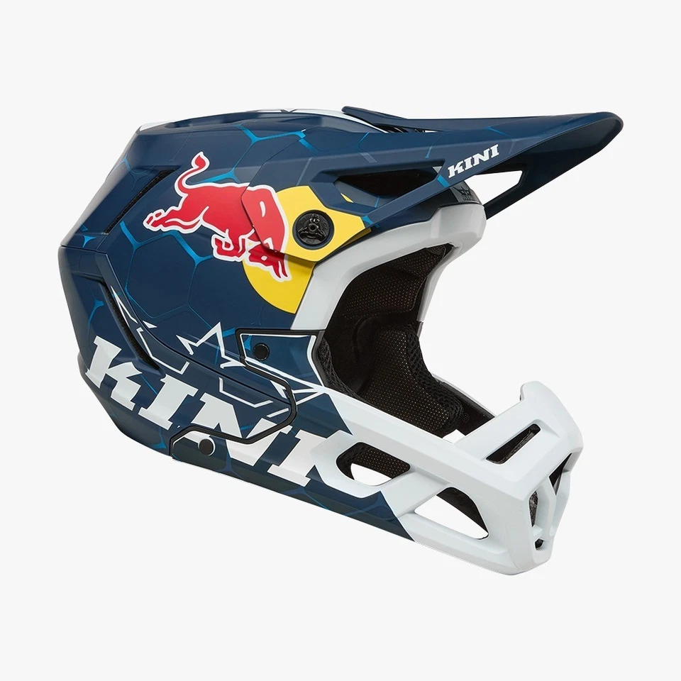 Casco de MTB Kini Red Bull EC 1.0 azul/blanco tamaño: LG (59/60 cm) #K0541-004 Foto 3 de 4