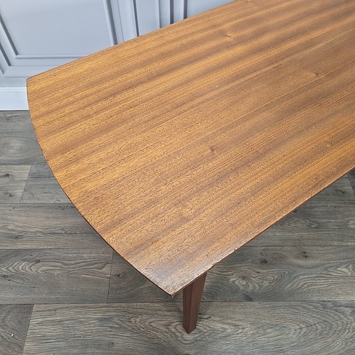 Vintage Wood Danish Inspired Coffee Table - Atomic Sputnik Mid-Century Teak - Picture 5 of 24