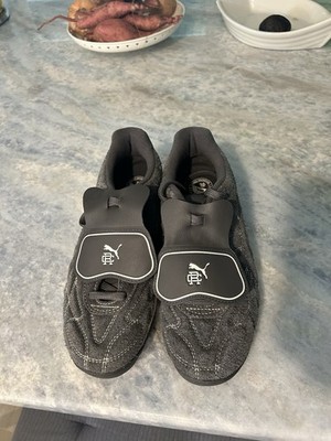 PUMA x REIGNING CHAMP KING IT INDOOR Gold Shoes Dusky Grey Size 9.