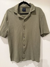 Steel & Jelly Classic Resort Collar Shirt Sage Men’s XL Cotton