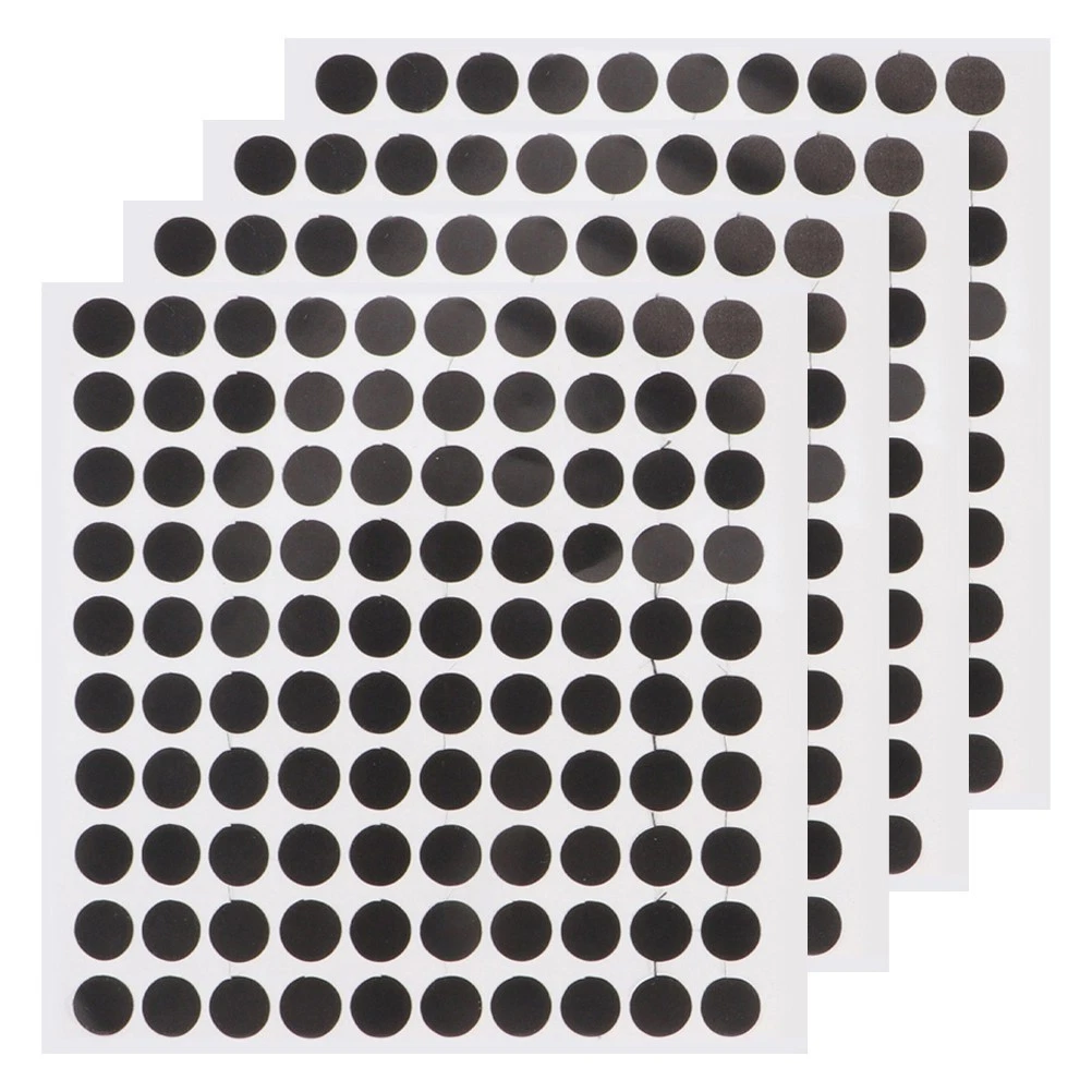 Pool Table Black Marker Dots Fabric 4Sheet Reusable Billiards Spots