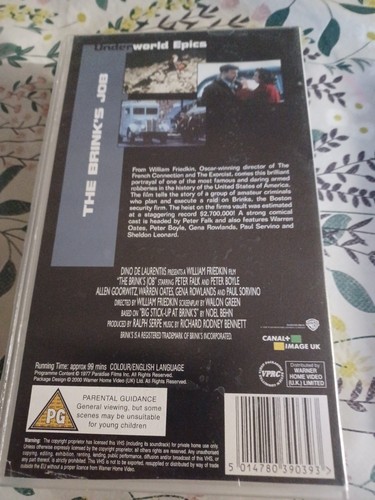 The Brink's Job Vhs Video EXCELLENT CONDITION FREE POSTAGE 33 - Picture 4 of 4