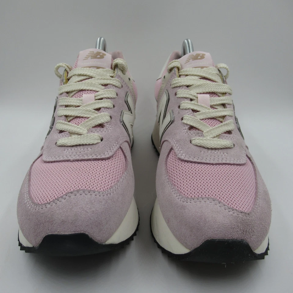 Zapatos deportivos New Balance 574 para mujer rosa gamuza malla talla 10 EE. UU. Foto 2 de 4