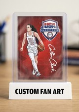 FAN ART: Caitlin Clark Team USA Custom Souvenir Card 2026