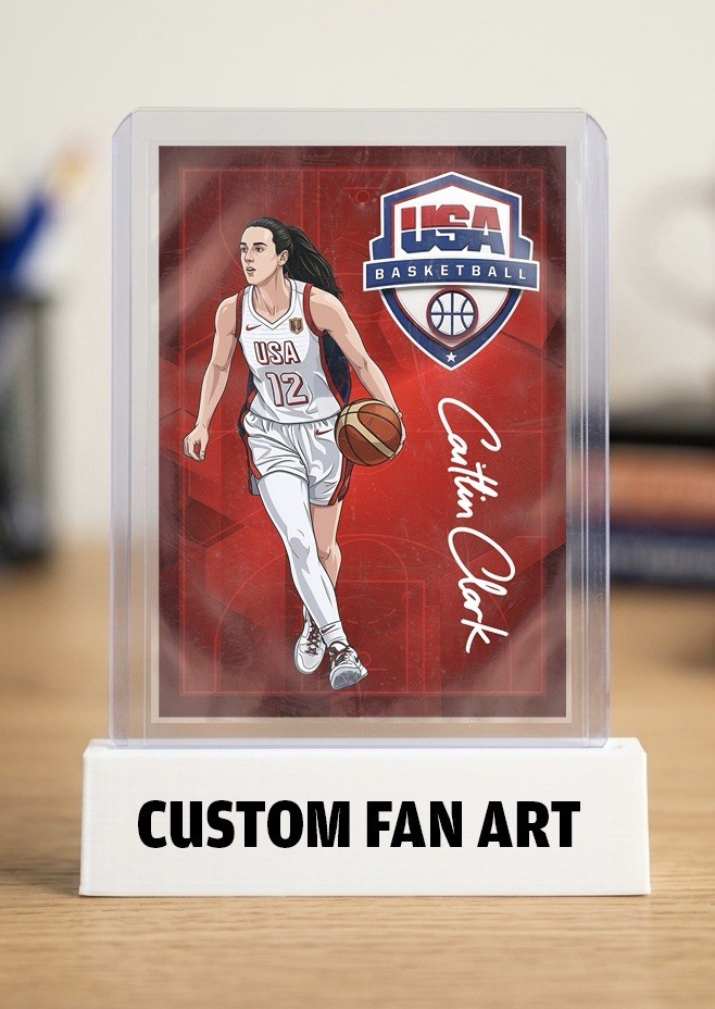 FAN ART: Caitlin Clark Team USA Custom Souvenir Card 2026