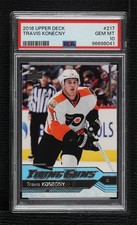 2016-17 Upper Deck Young Guns Travis Konecny #217 PSA 10 GEM MT 0h51