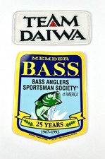 Team Daiwa Fishing Patch With B.A.S.S. Sticker Decal