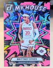 2025 Panini Donruss WNBA Brittney Sykes My House Pink Fireworks /25 No.18 NM