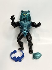 1991 TMNT Warrior Chrome Dome Blue Variant Rare Playmates Figure Belt & 1 Wing