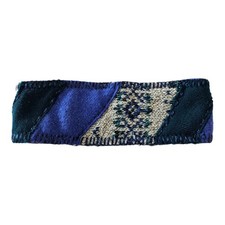 NORTHLAND WOOLEN INC Para Mujer Boho Patchwork Diadema Lana con Forro de Vellón