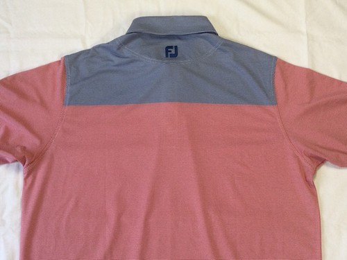 FootJoy XL Multicolor Golf Polo Striped Blocked Colors NICE! "FJ" - Picture 10 of 12