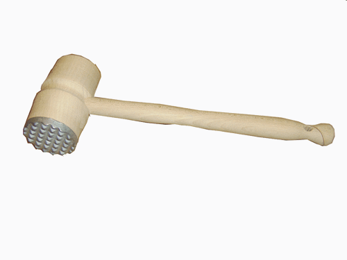 MEAT TENDERISER MALLET WOODEN WITH METAL TEETH (0018) - Picture 1 of 1