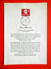 Ersttagsbl&auml;tter Berlin Nr. 39 1958 Prof. Otto Suhr Politiker Mi. Nr. 181 o FDC