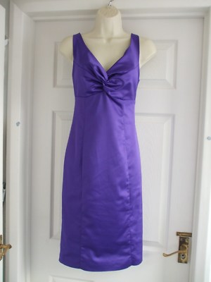 G. Womens Size 10 Purple Dress LADIES SMART SUMMER WINTER EVENING FORMAL WORK