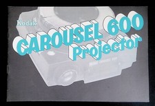 Original Kodak Carousel 600 Instruction Manual