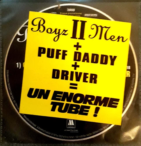 Boyz II Men + Puff Daddy + Driver (3) Can't Let Her Go - CD