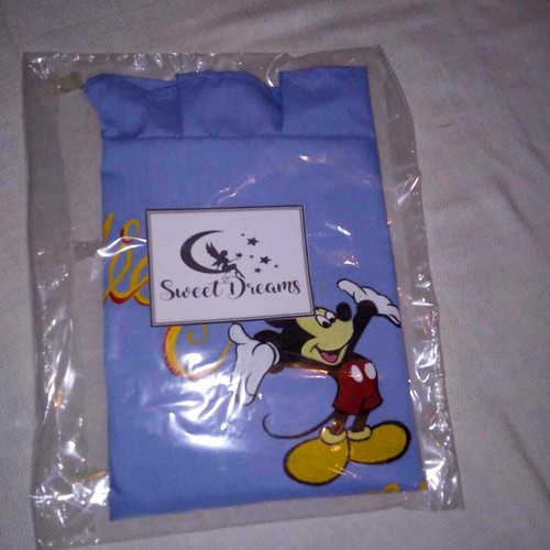 Eco Friendly Kids Baby Girl Boy Blue Pillow Cases Reusable Handmade Fabric - Picture 12 of 12