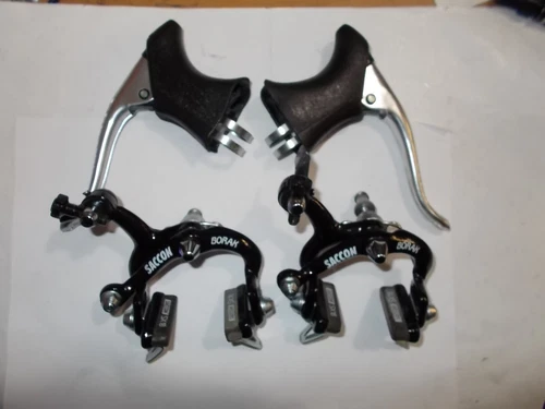 Couple Brakes Race SACCON Borak Quick Release With Levers Brake Vintage Years 90 - Picture 1 of 8