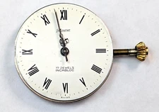 Vintage LECOURIER Arnex 17j Incabloc Mens 28mm Swiss Watch Movement PARTS REPAIR