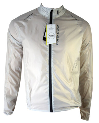 Dare2b Ensphere Gr. 48 / S Fahrradjacke Regenjacke Herren grau transparent NEU/ 