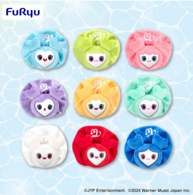 Bonbon3 　TWICE LOVELY SCRUNCHIE ミナ　サナ TWICE x GIGO Crane Game original Lovelys Scrunchie Japan New