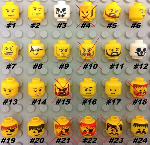 LEGO {COSTRUISCI LA TUA MINIFIGURE PIRATA VINTAGE / SOLDATO IMPERIALE!} LEGGERE DESC. 4 - Foto 3 di 8
