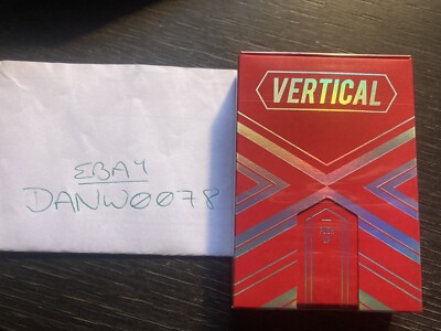 Vertical Red Gilded Playing Cards by Ark - Limited Edition #31/100 Gilded Decks 