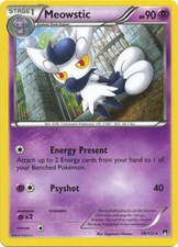 2x (XY09-059) Meowstic Rare Pokemon XY BreakPoint Card # 59