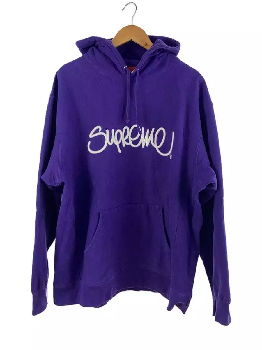 Sweat à capuche Supreme violet XL occasion