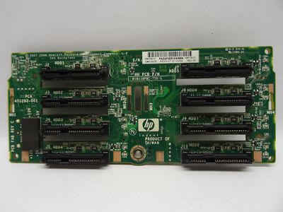 HP 507690-001 DL380 G6 G7 SERVER 8 BAY 2.5 SAS HARD DRIVE BACKPLANE ...