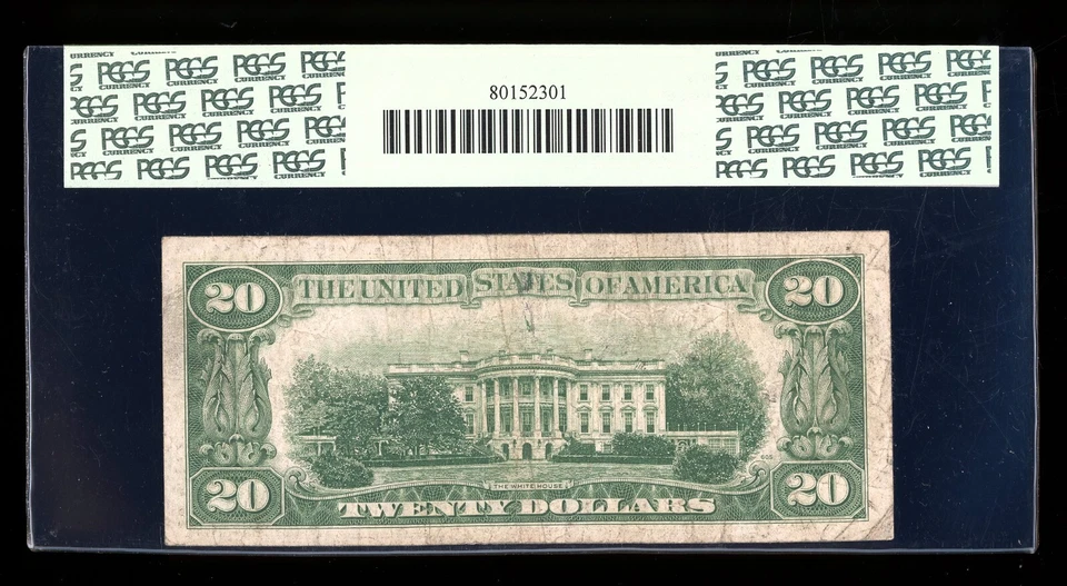 DBR 1934-C $20 Richmond STAR New Back Fr. 2057-Enb* PCGS 15 Serial E01112542* - Image 2 of 2