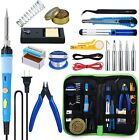 Complete 18-in-1 Soldering Kit with Adjustable Temperature for Pros & Beginners