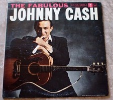 The Fabulous Johnny Cash 1958 LP Vinyl VG/VG Original 6 Eye CL 1253 Guns Town