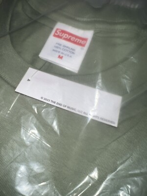 Supreme Kurt Cobain Photo Tee Light Olive SS23 Size Medium