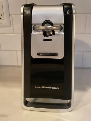 Hamilton Beach 76607 Electric Can Opener Smooth Edge Touch Used Tested Works 
