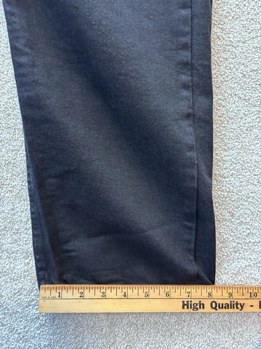 NEW Wrangler Jeans Men 38x30 Black Denim Reg Fit Stretch Cowboy Farm Workwear - Picture 10 of 11