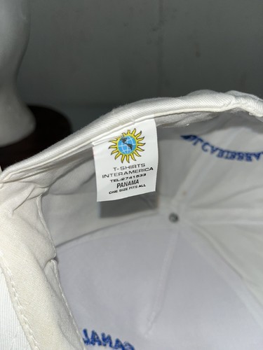 Vintage NOS Royal Caribbean Panama Canal Snapback Hat Rope Bill Nice - Picture 7 of 8