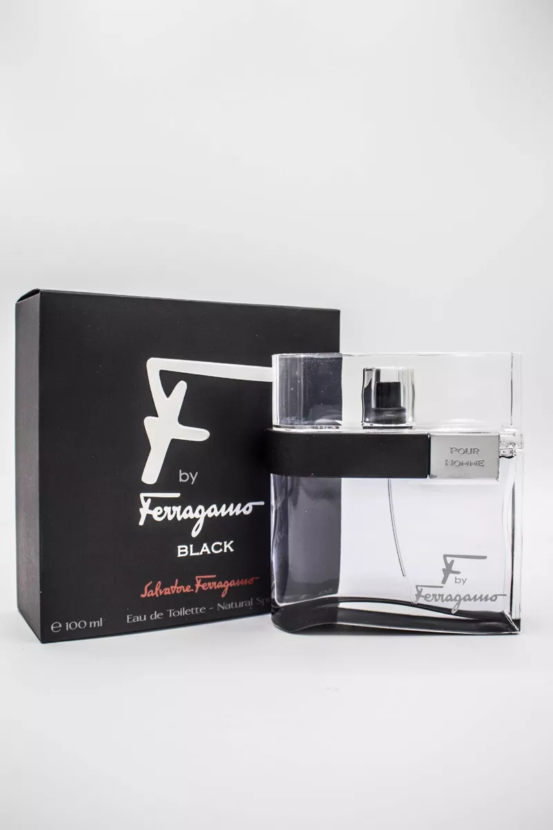 F Black by Salvatore Ferragamo 3.4 oz Eau de Toilette Spray / Men