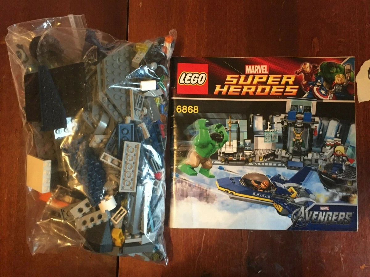 LEGO MARVEL SUPERHEROES HULK S HELICARRIER BREAKOUT 6868 NO MINIFIGURES