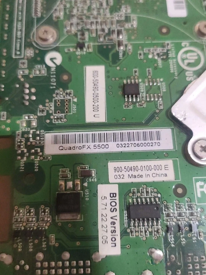 NVIDIA Quadro FX5500 1GB GDDR2 Dual DVI Professional Graphics Card - Image 3 of 4