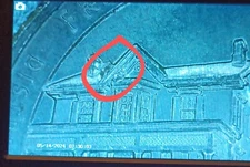 2017 P Frederick Douglass Quarter Error Variety Die chip's On Rev. 