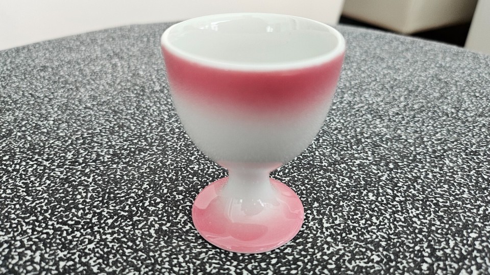 RARESYRACUSE Traveler Single Pedestal Egg Cup from Milwaukee Railroad