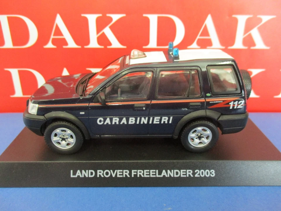 Die cast 1/43 Modellino Auto Carabinieri Land Rover Freelander 2003 - Immagine 2 di 3