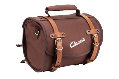 SIP Tasche Gepäckträger Braun Dunkel Klein 10L Vespa Roller Motorrad  Koffer