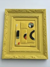 ABSTRACT  SCULPTURE PAINTING CALIFORNIA MODERNISM CUBISM GEOMETRIC ART TSS