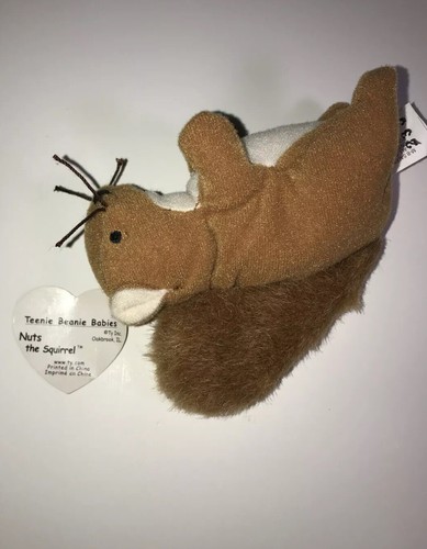 Vintage McDonalds Nuts The Squirrel #8 ty Teenie Beanie Baby 1999 (Loose) - Picture 6 of 9